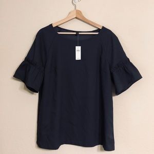 BANANA REPUBLIC Lantern Sleeve Top